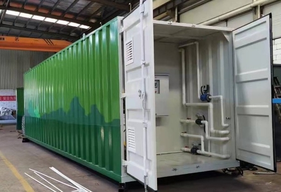شراء محطة معالجة مياه الصرف الصحي المعبأة في حاويات MBBR ذبح الدواجن ومعالجتها online manufacture