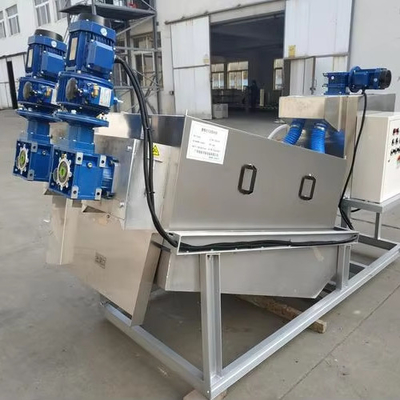 شراء تشغيل التشغيل التلقائي SUS304 مكدسة Volute آلة مطبخ المسمار للطعام معالجة مياه الصرف الصحي online manufacture