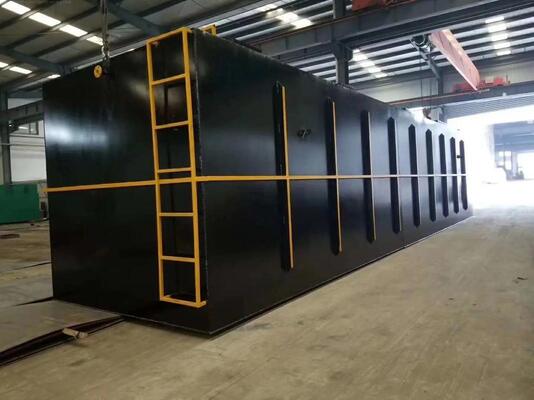 نظام معالجة مياه الصرف الصحي الفعال 95-99٪ إزالة الملوثات عملية متعددة المراحل صغيرة إلى حجم كبير